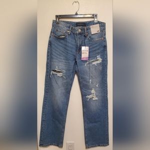 Aeropostale Dark Wash Ripped Jeans